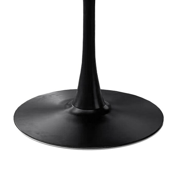 Modern 42 in. Round Dining Table with Round MDF Table Top,Metal Base