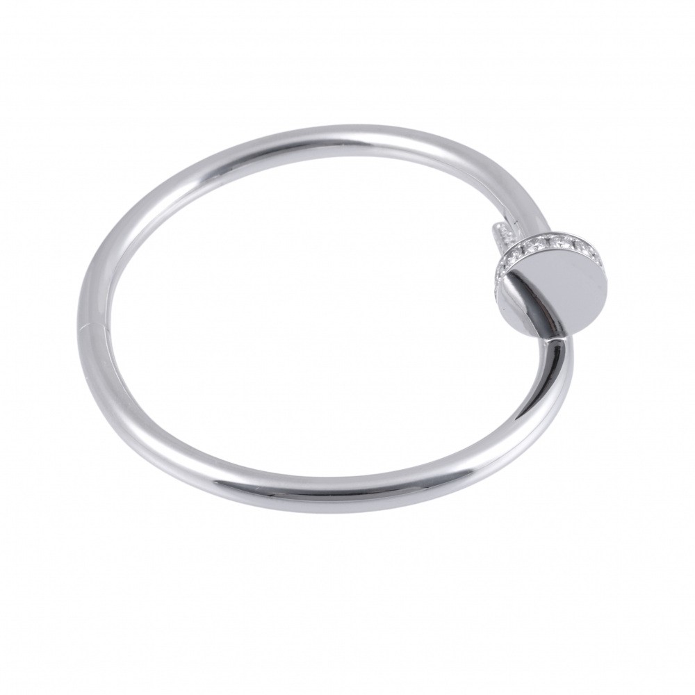 Cartier Juste un Clou Bracelet 18K White Gold Diamond B6048700