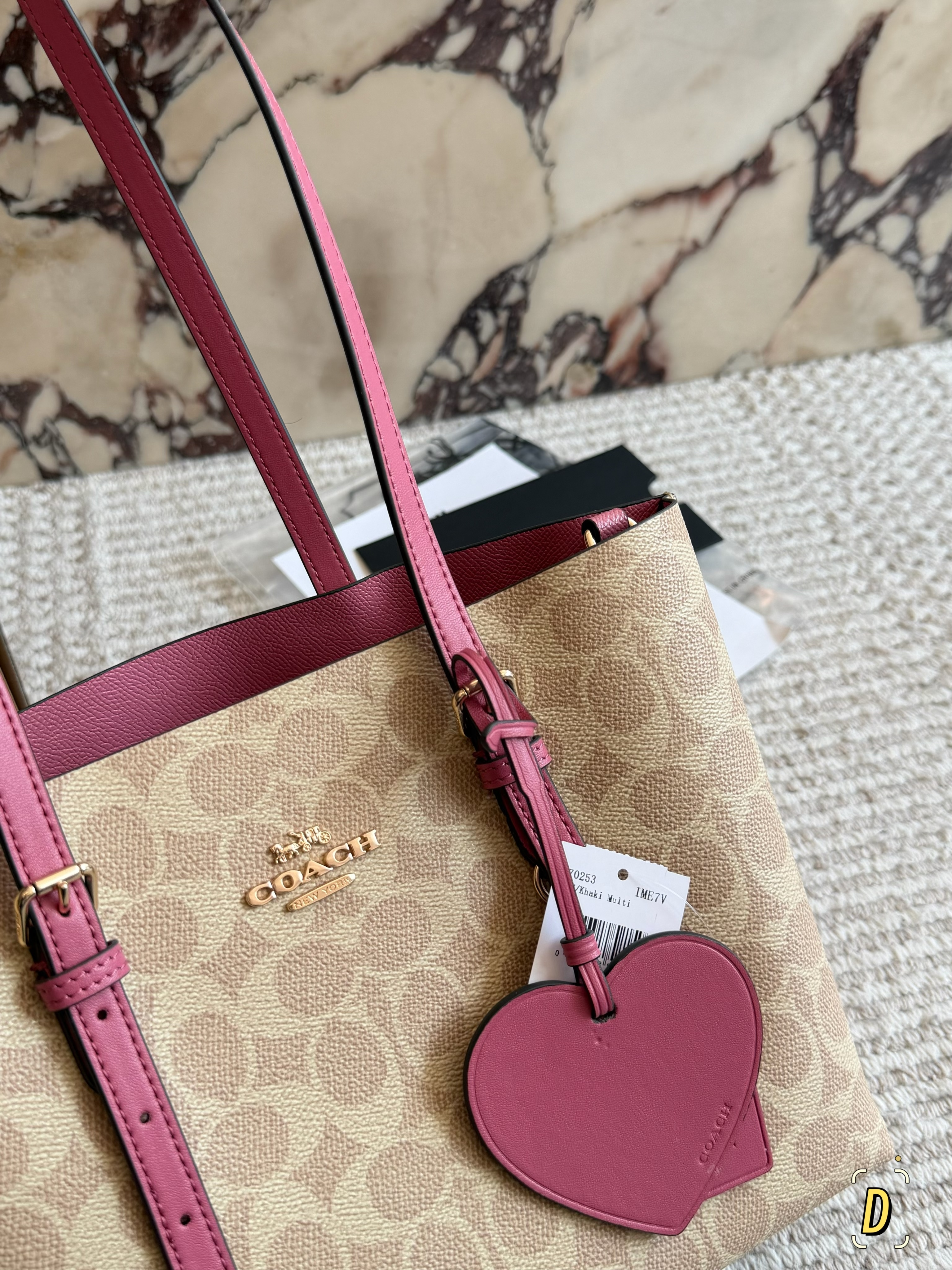 Coach Mollie 25 Peony Pink Handbag - cnluxepick