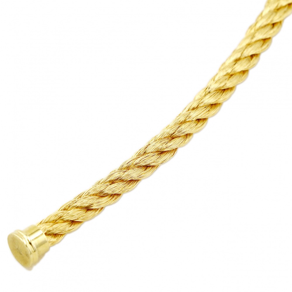 FRED Force 10 Yellow Gold Cable 17 Jewelry Parts Mens Accessory