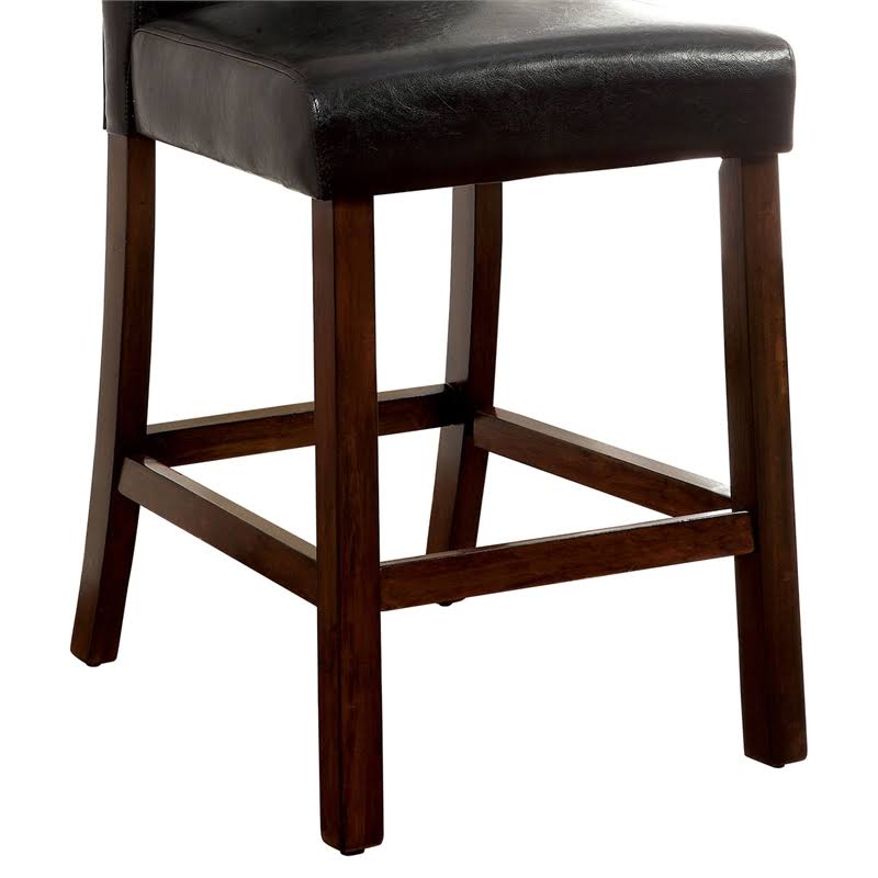 Furniture of America Phebe Counter Height Chair (Set of 2)