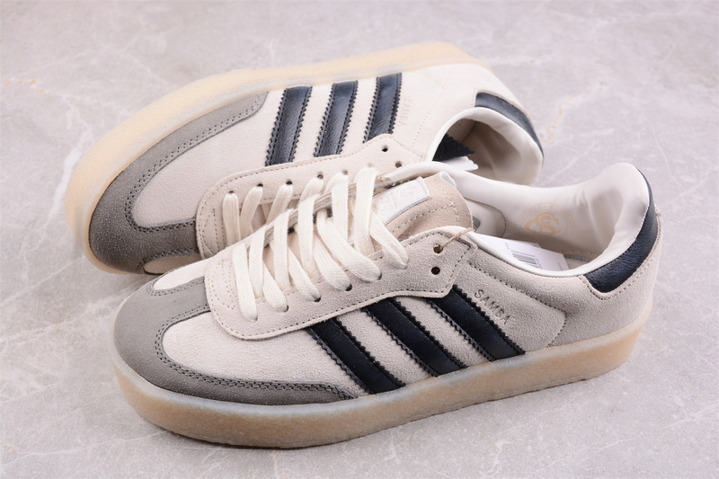 Adidas Ronnie Fieg X Clarks X 8th Street Samba Chalk White/Core Black/Chalk White IE4033