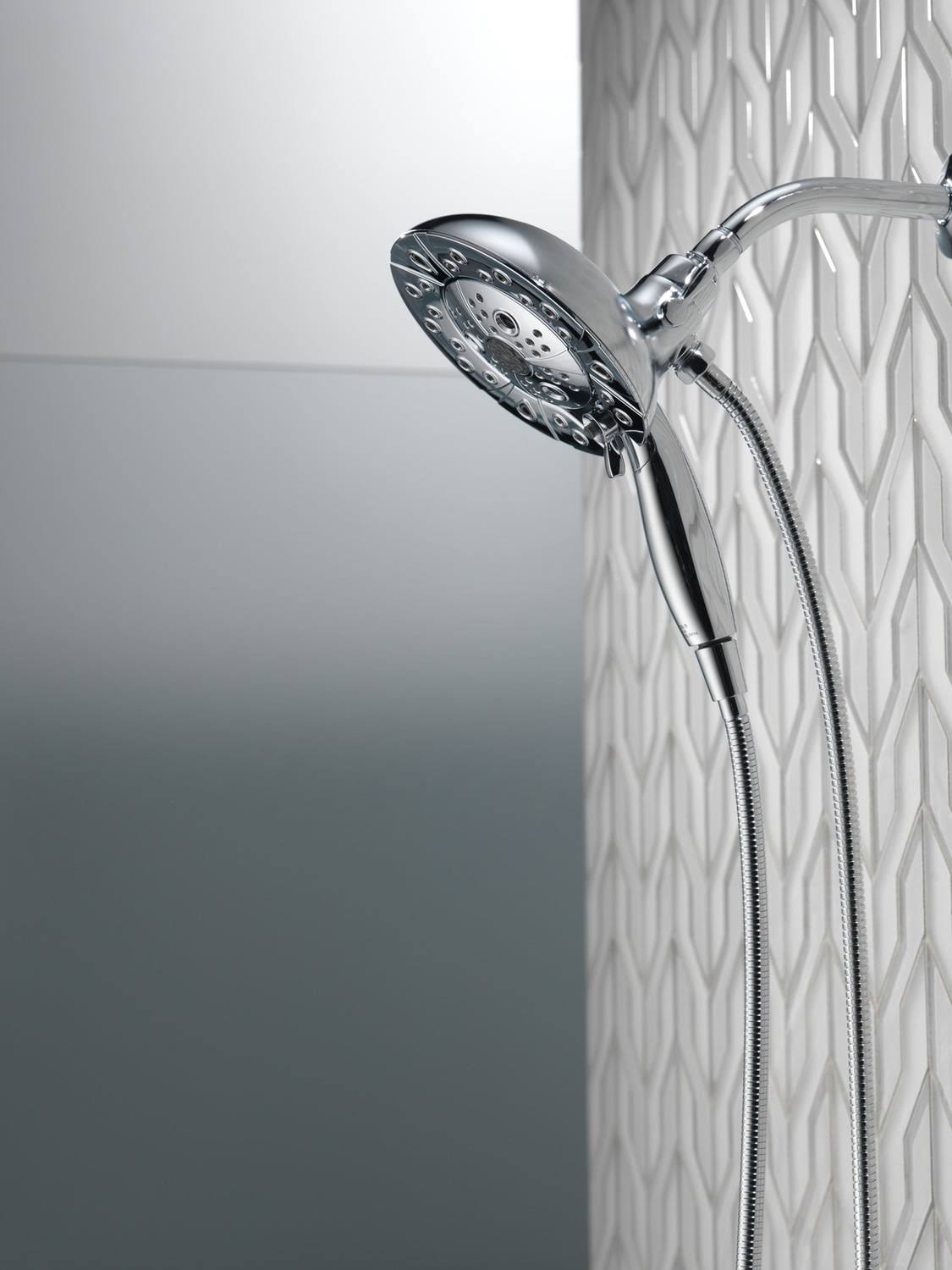 Delta 58480-PK In2ition H2Okinetic 5-Setting Two-in-One Shower - Chrome