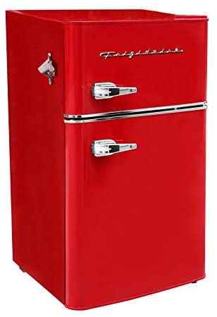 3.2 Cu ft Two Door Compact Refrigerator with Freezer
