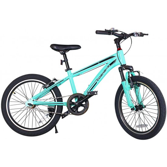 20 Inch Kids Bike Enjoy-Style Children’s Variable Speed Mountain Bike Sports Cycling 1 Speed/6 Speed with Kickstand Fit for 6-10 Years Old Or 48-60 Inch Tall Kids
