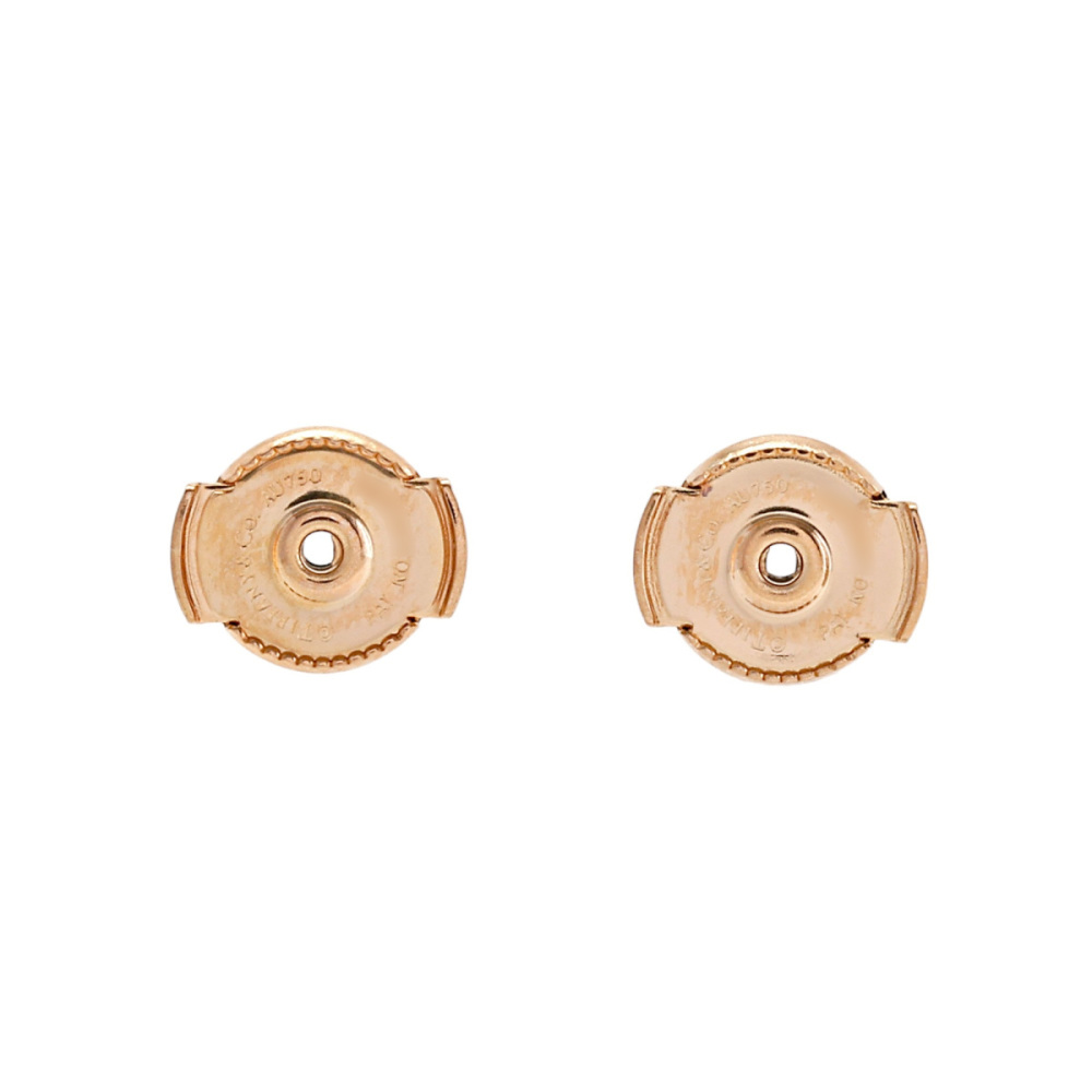 Tiffany & Co. Open Circle Earrings 18K Rose Gold Diamond 60573174