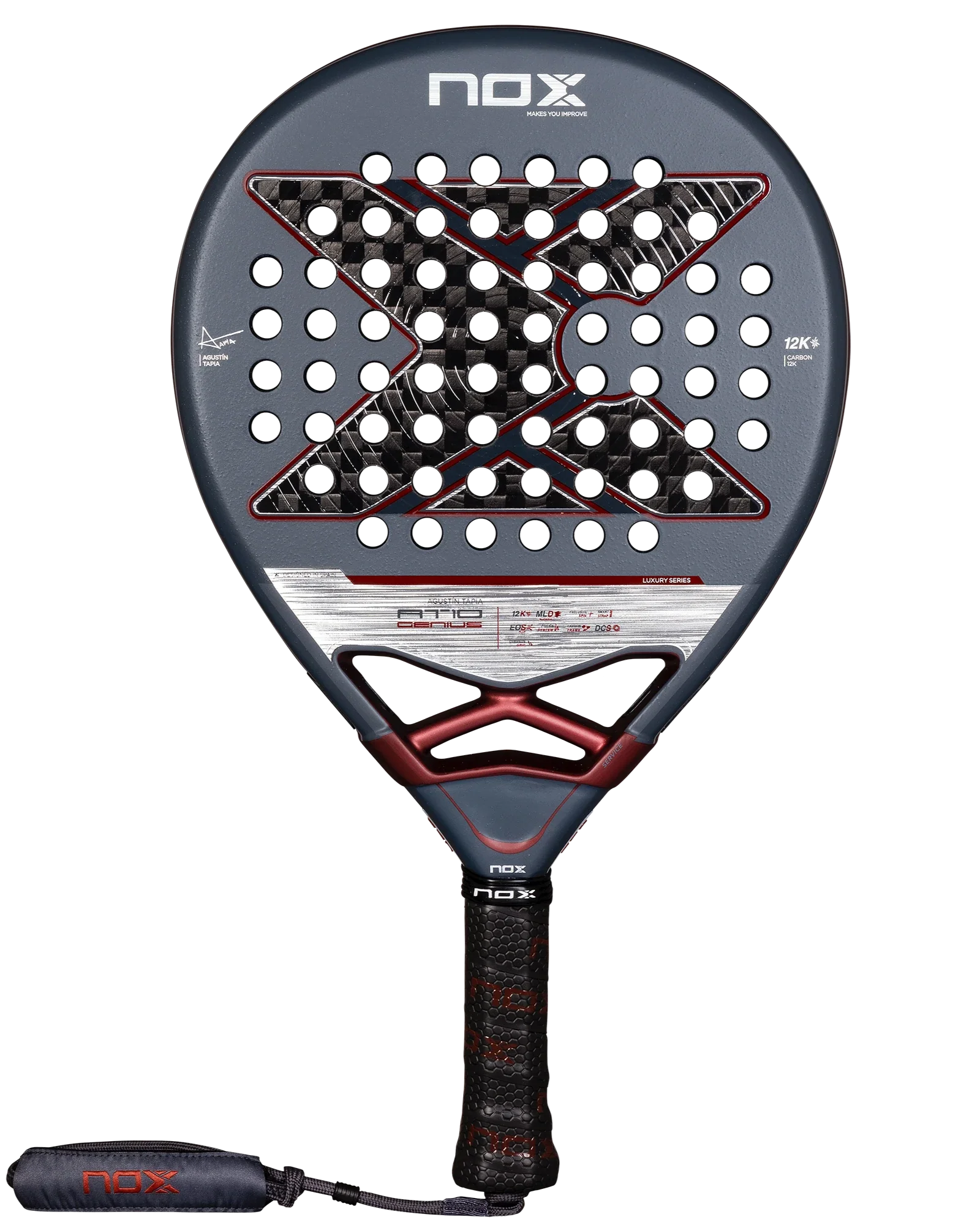 Nox AT10 Luxury GENIUS 12K 2025 by Agustin Tapia Padel Racket