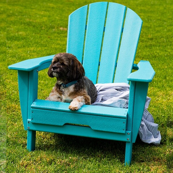 All Weather Folding Adirondack Chair,HDPE Recyclable Plastic