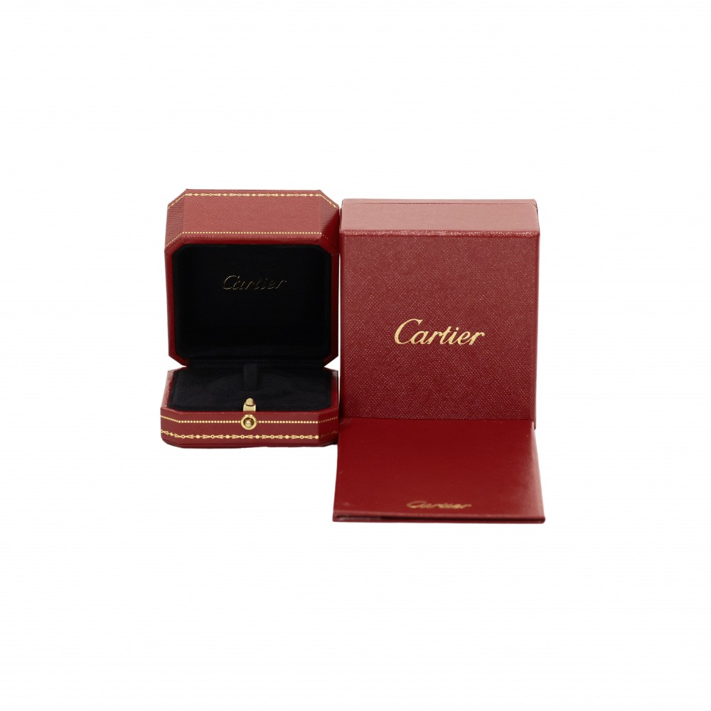 Cartier 2C Boucurse Ring 18K Rose Gold Diamond B4073800