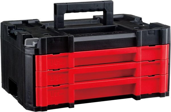 262-Piece Mechanic Tool Set, Master Socket Set with 3-Drawer VERSASTACK Tool Box, SAE/Metric Set (CMMT45309)