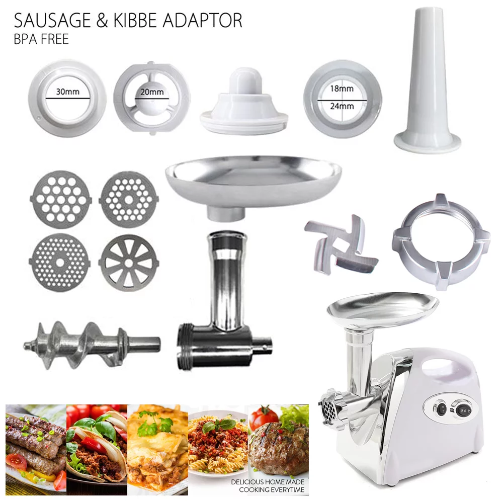 WinHolder 2800W Powerful Electric Meat Grinder Kitchen Food Sausage Mincer 4Blades