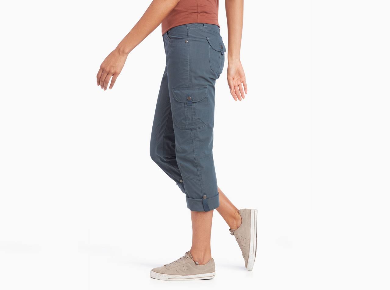 Kuhl Splash Roll-Up Pant, Metal Blue, 14W x 32L