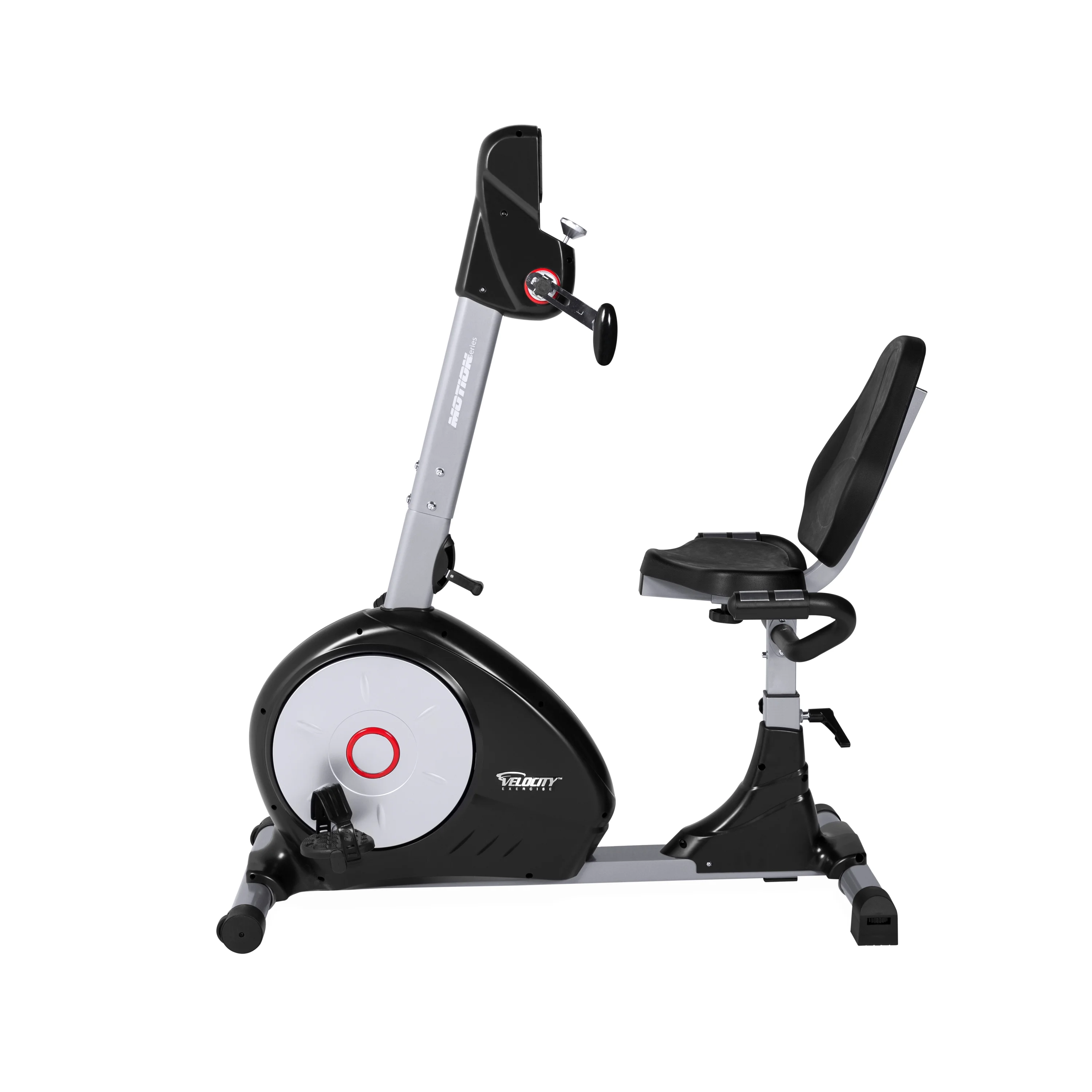 Velocity Dual Motion Recumbent Exercise Bike - Black
