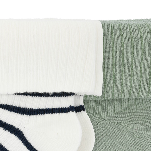 Topomini 2 Paar Newborn Socken mit Umschlagbündchen