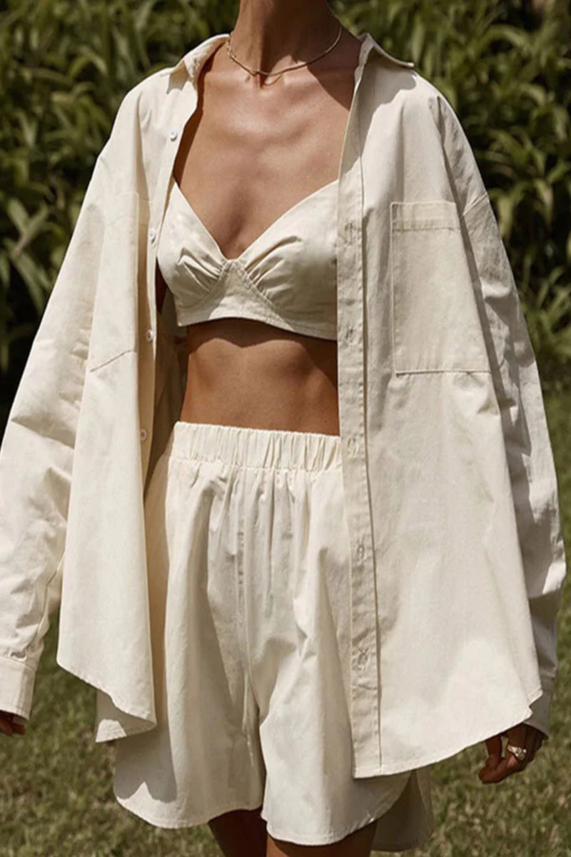 Oversized Shirt & Shorts SetClistos