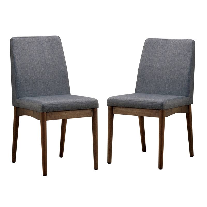 Furniture of America Affinis Side Chair in Natural Tone (Set of 2)