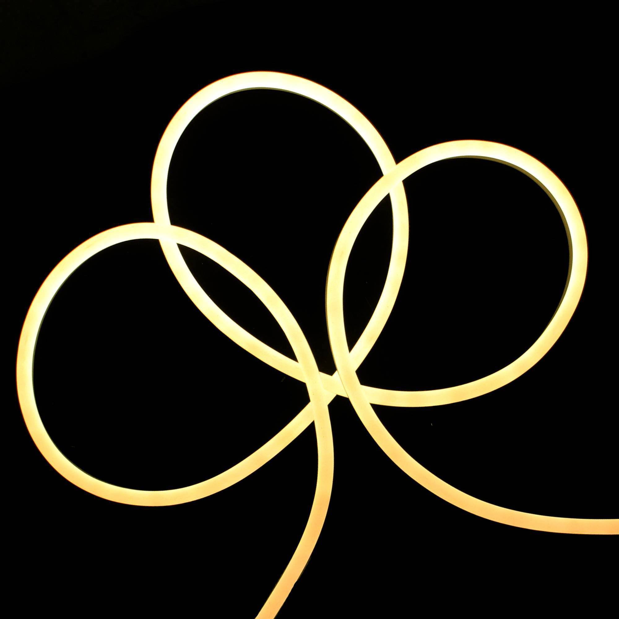Northlight 50' Commercial Grade LED Neon Style Flexible Christmas Rope Lights - Warm White