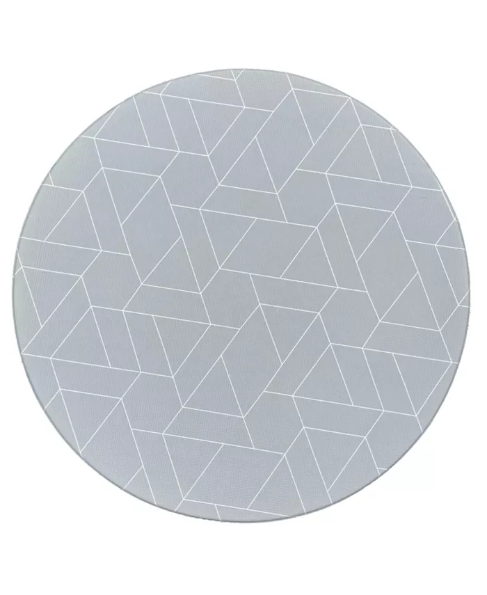 Little Bot Ofie Round Mat, Eze + Zen line, baby play mat