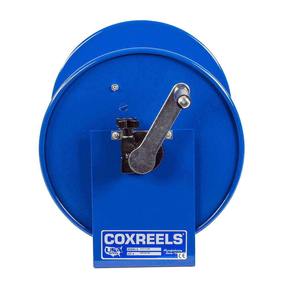 Coxreels 100 Series Compact Hand Crank Lightweight Water and Air Hose Reel, Blue