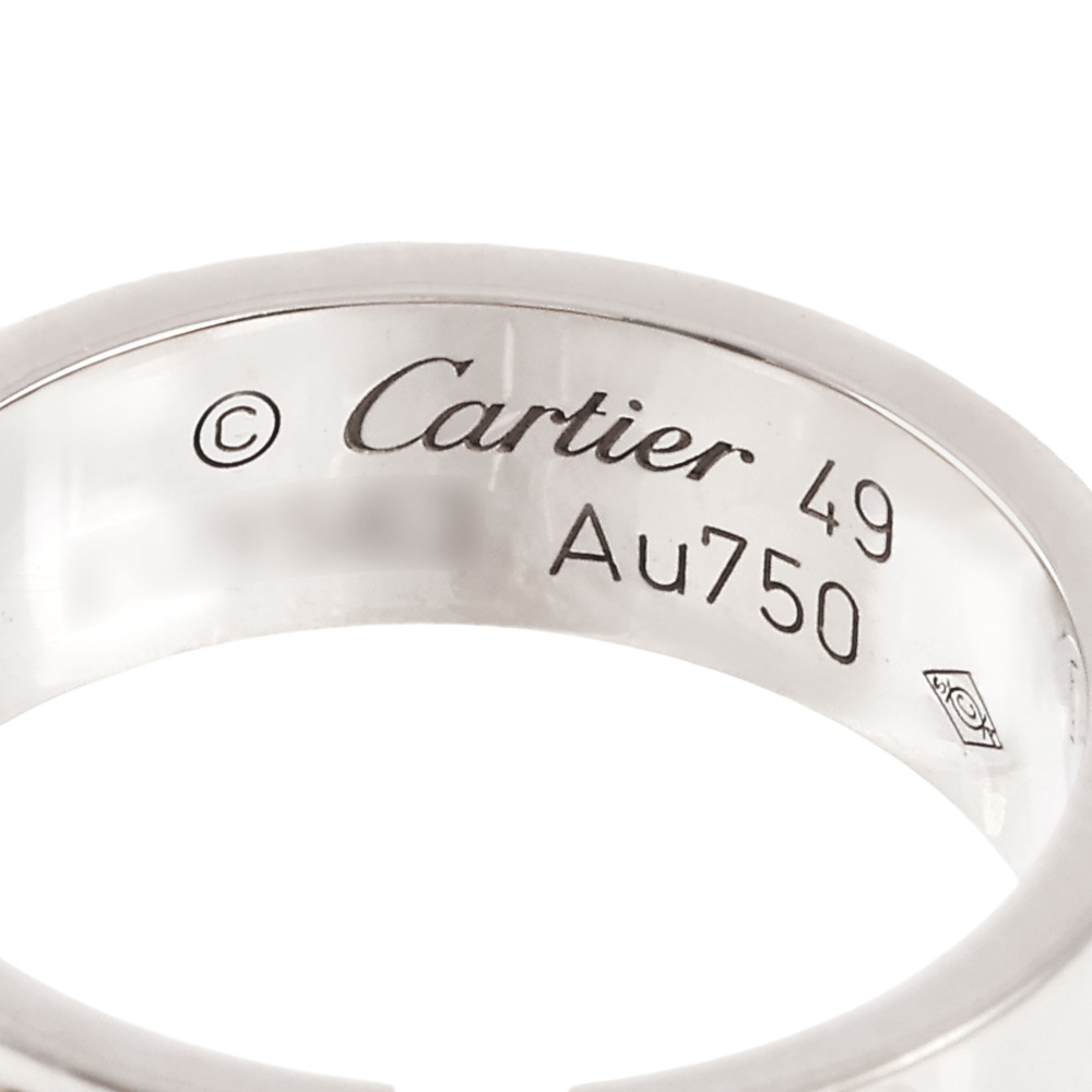Cartier Love Classic Model Ring 18K White Gold B4084700