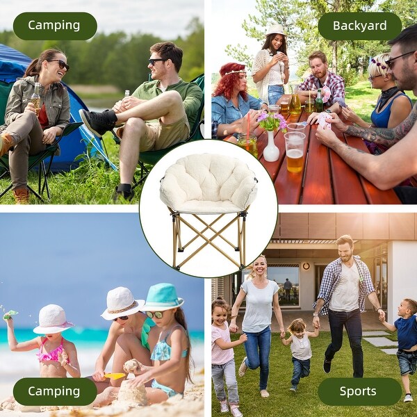 Moon chair folding lounge chair,balcony leisure lunch break backrest lazy chair,bedroom single person small sofa