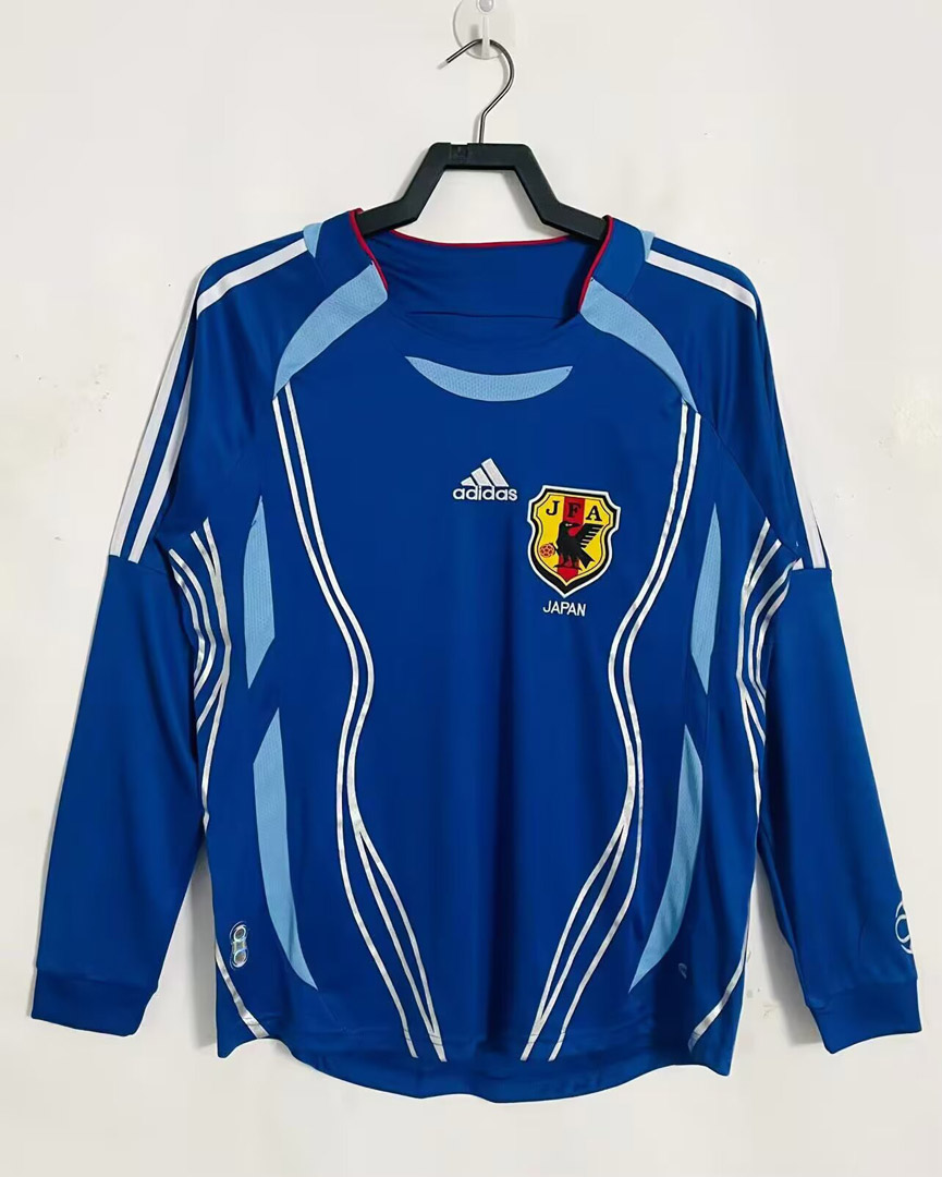 Retro 2006 Japan Home Jersey Long Sleeves