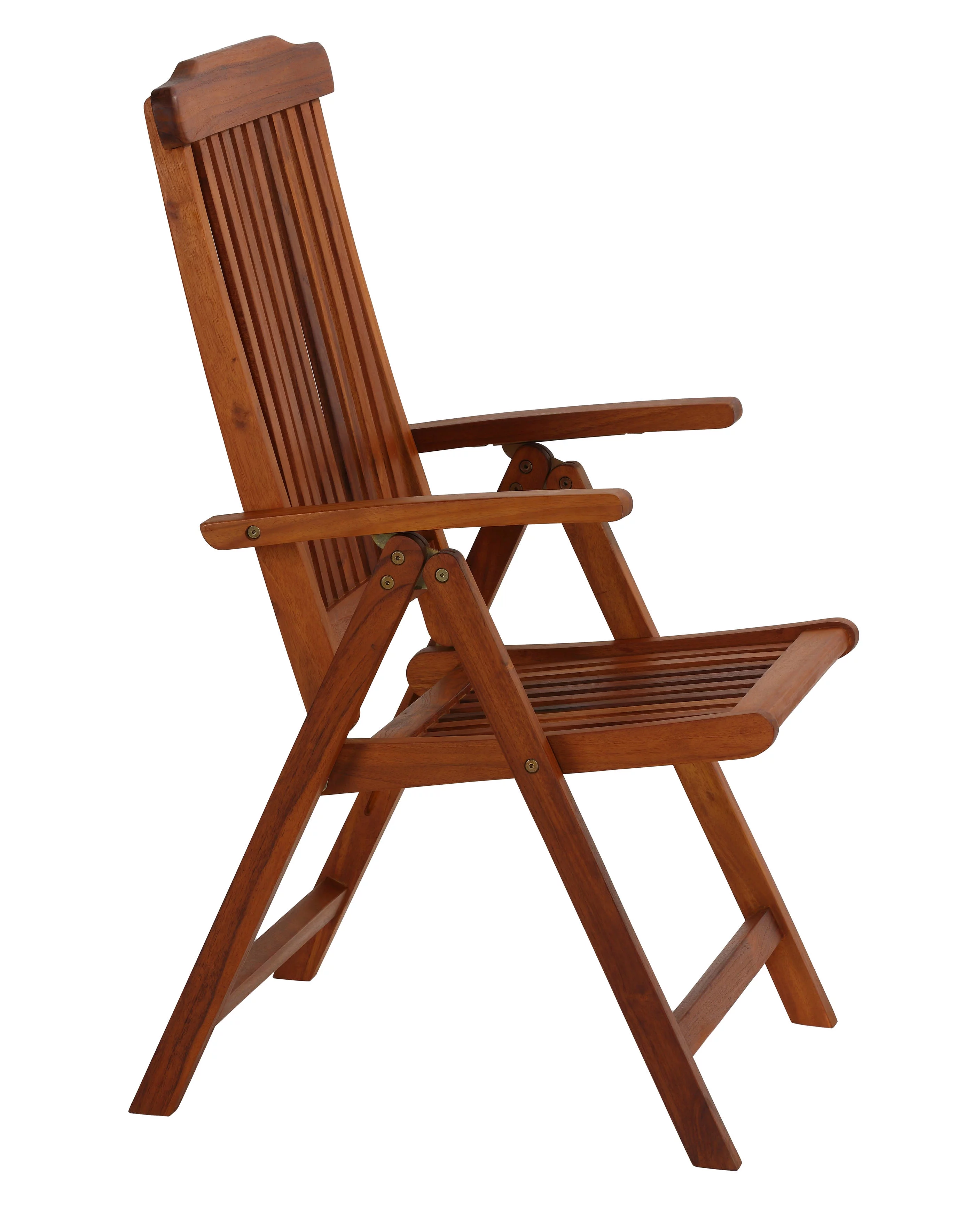 Bare Decor Bonty Position Solid Teak Accent Chair