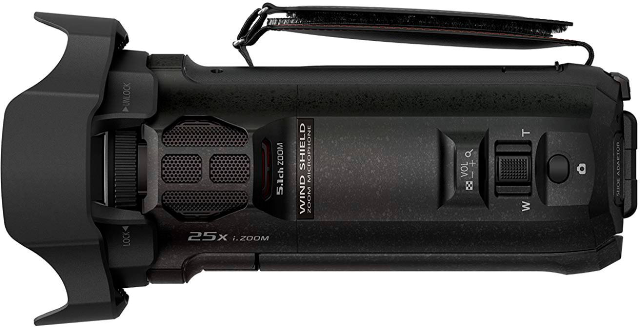 Panasonic - HC-VX870K 4K Ultra HD Flash Memory Camcorder - Black