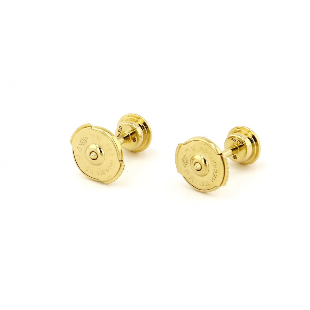 Cartier Damour (diamant Leger) Mm Earrings 18K Yellow Gold Diamond