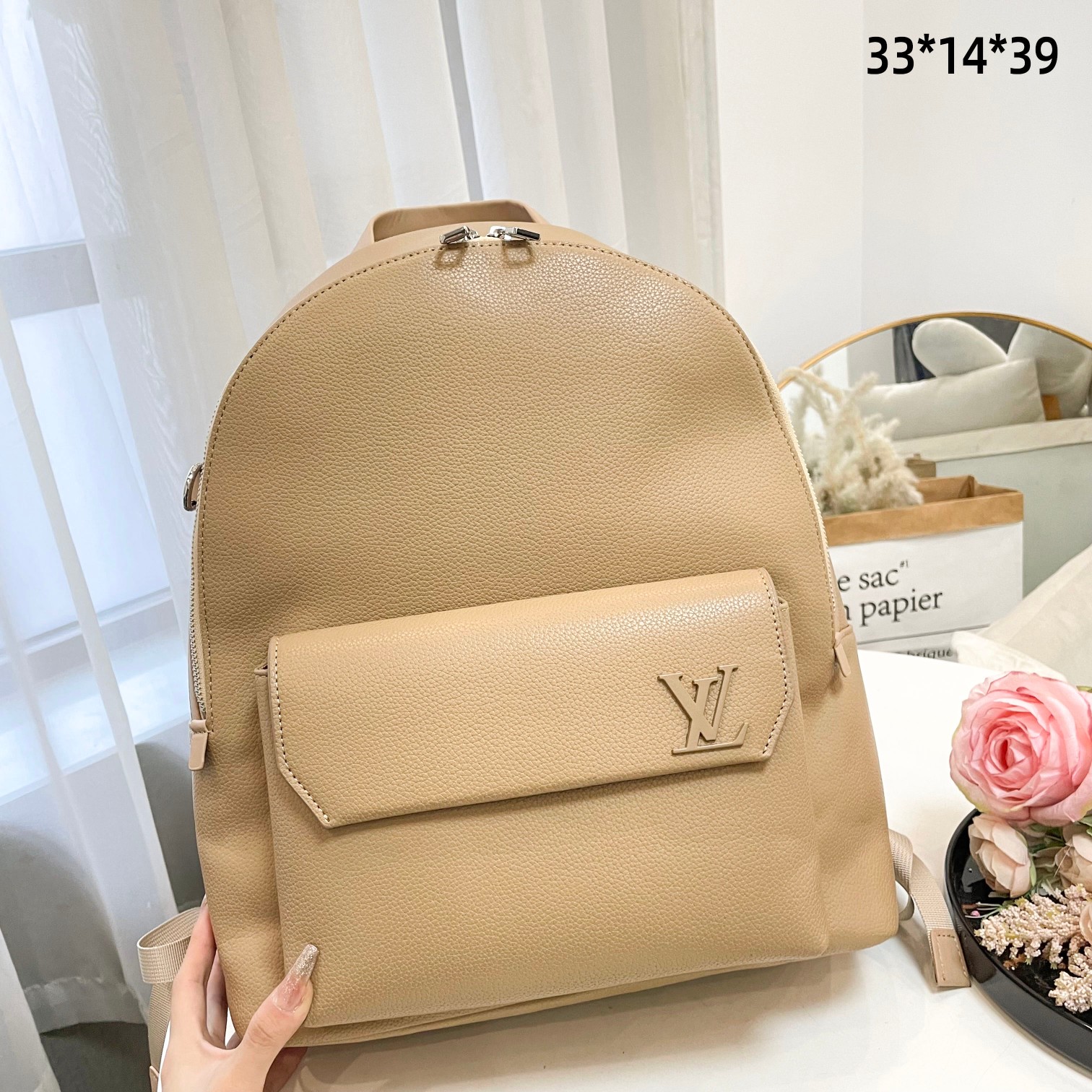 Louis Vuitton Takeoff Backpack Pm Beige 43Cm M23708 For Men