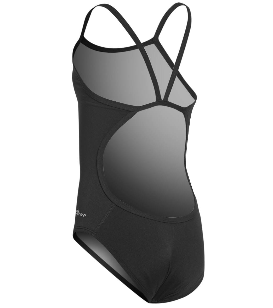 Dolfin 9601c - Varsity Solid String BACK, Price/each - Black, 24