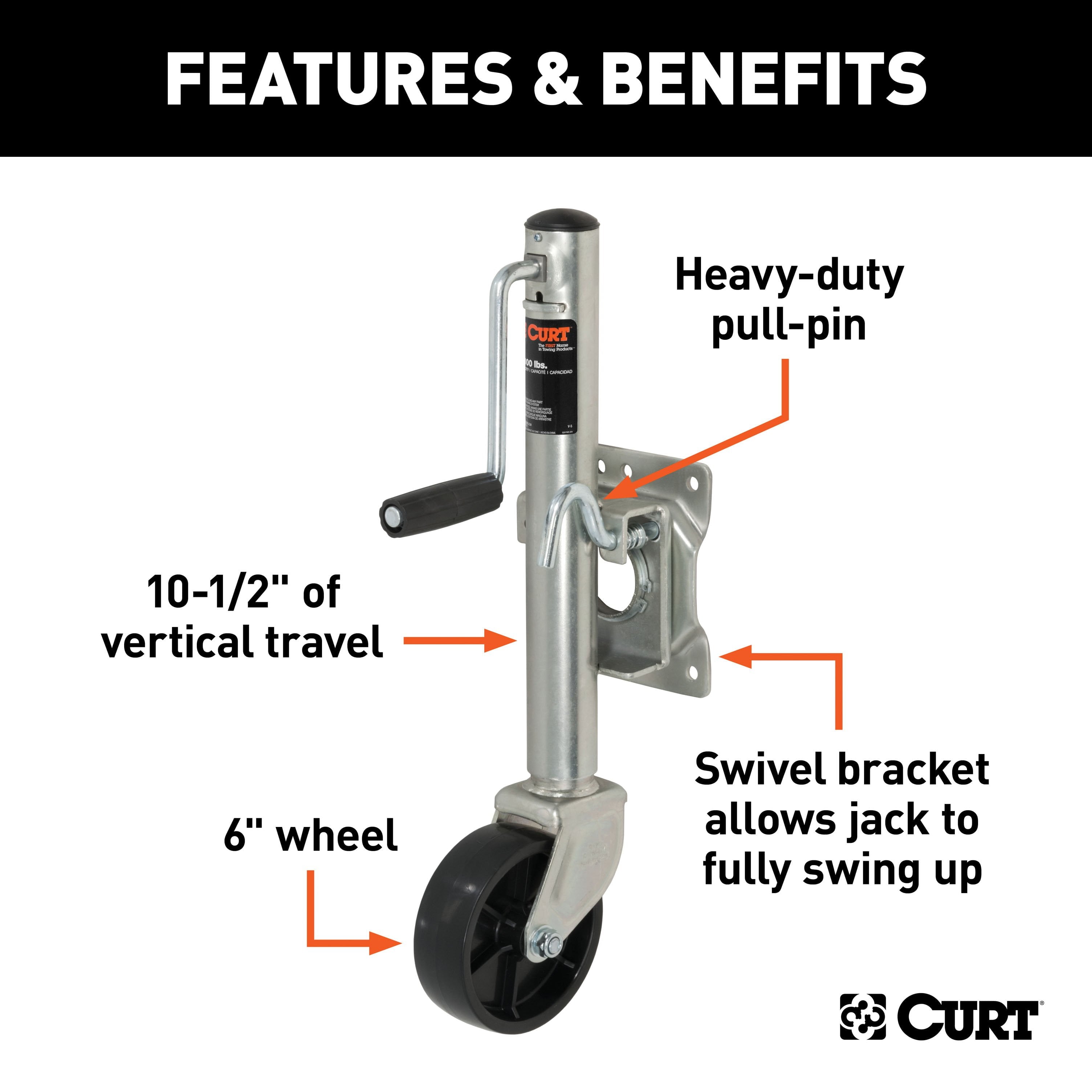 CURT Marine Jack - Packaged