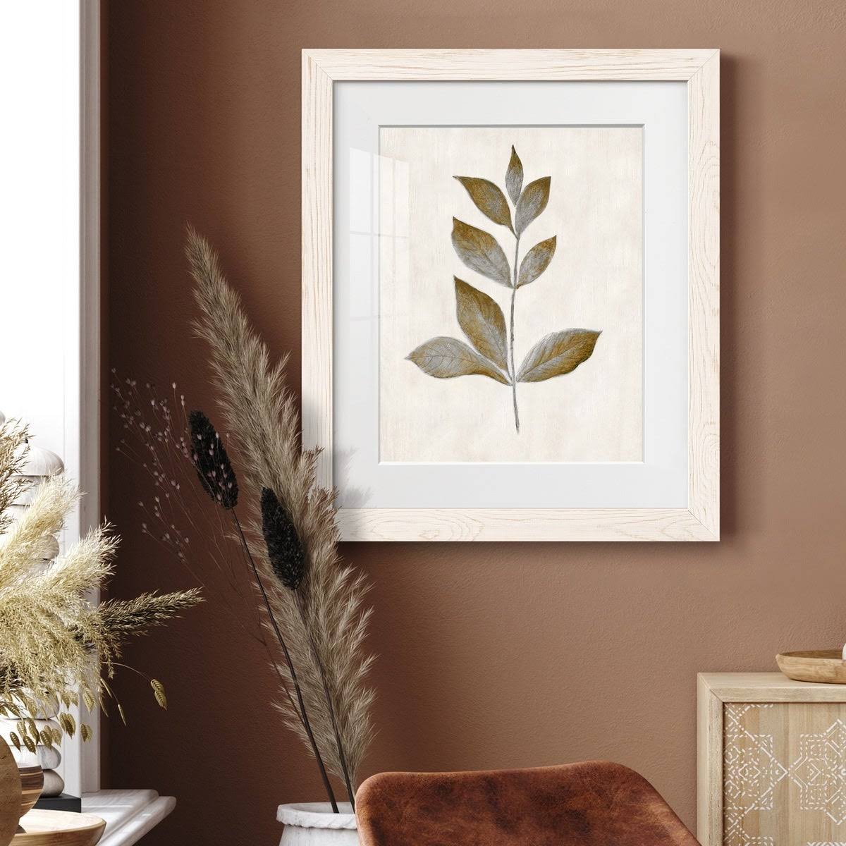 Bronze Leaf I-Premium Framed Print - Ready to Hang - 23X32 - Maple