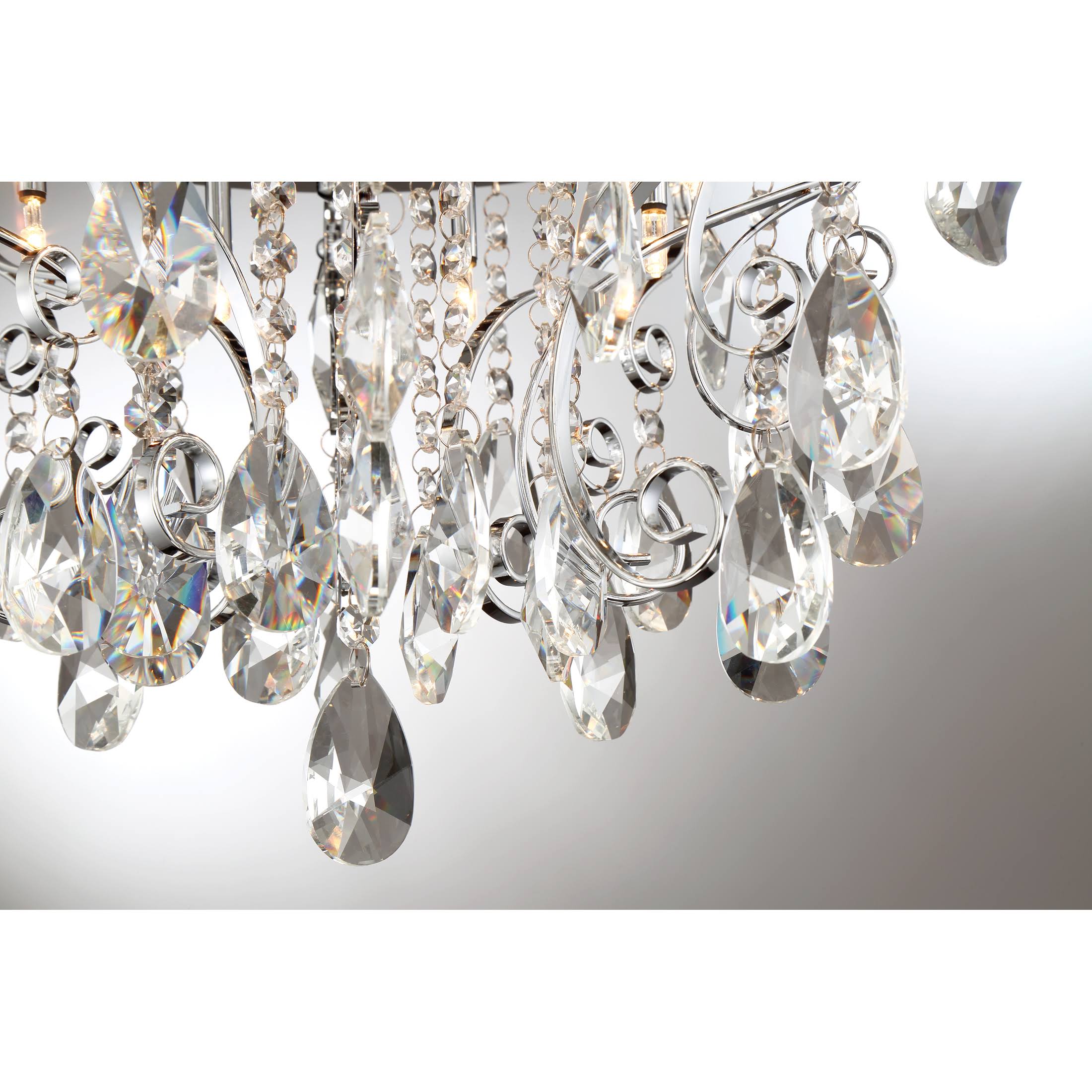 Quoizel Pcer1718c Enrapture Semi Flush Mount Light, Polished Chrome