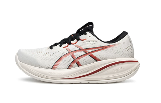 ASICS GEL-CUMULUS 28 Running Shoes White/Red 1011C269-200