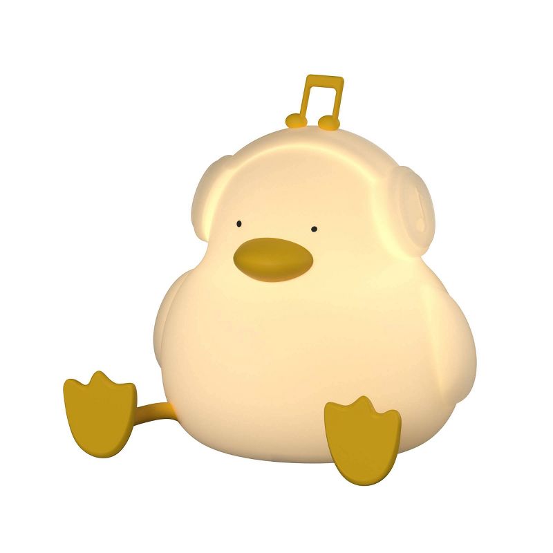 Gems Squishy Duck Pat Pat Lamp: Silicone Table Light with Touch Sensor