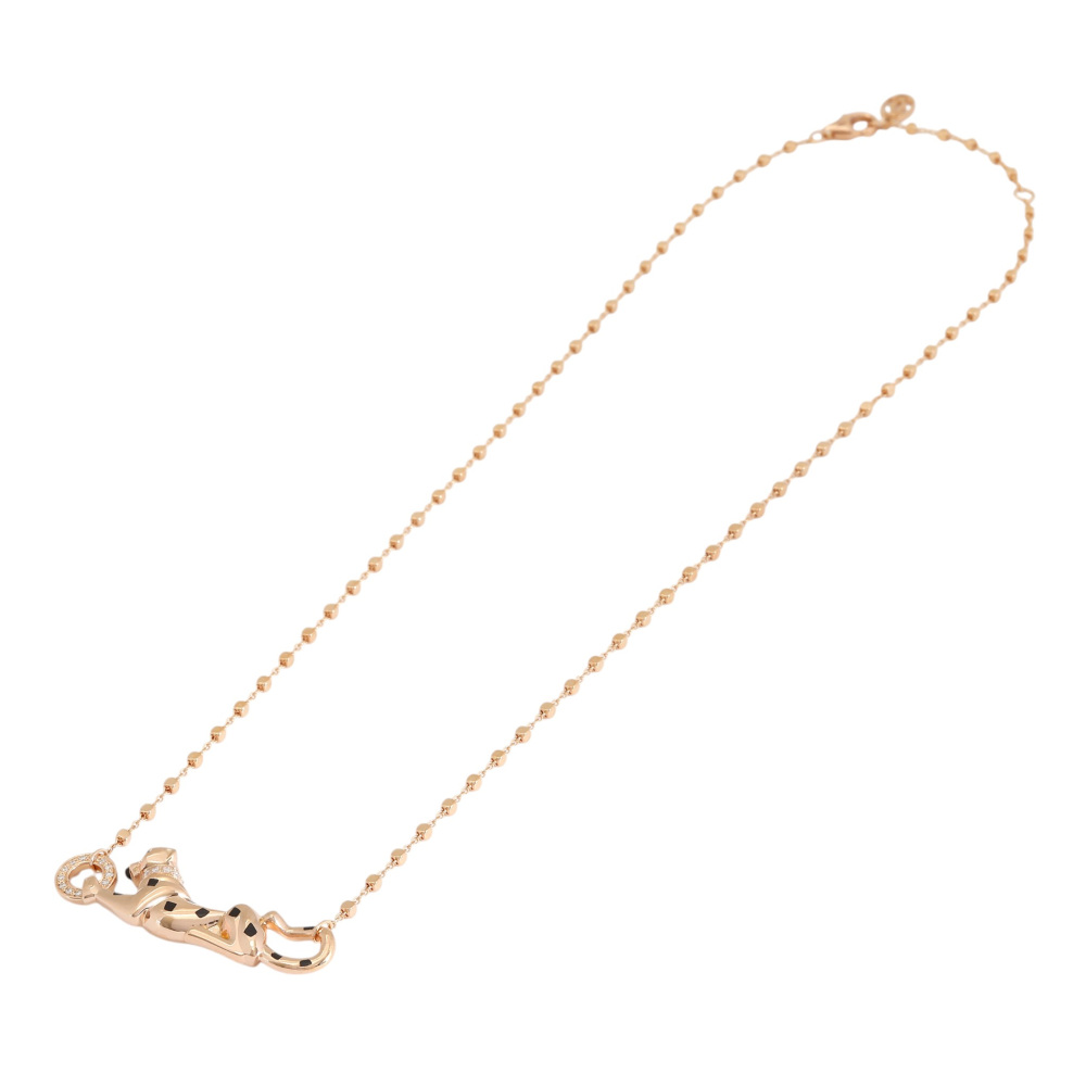 Cartier Panthère Necklace 18K Rose Gold B7224538