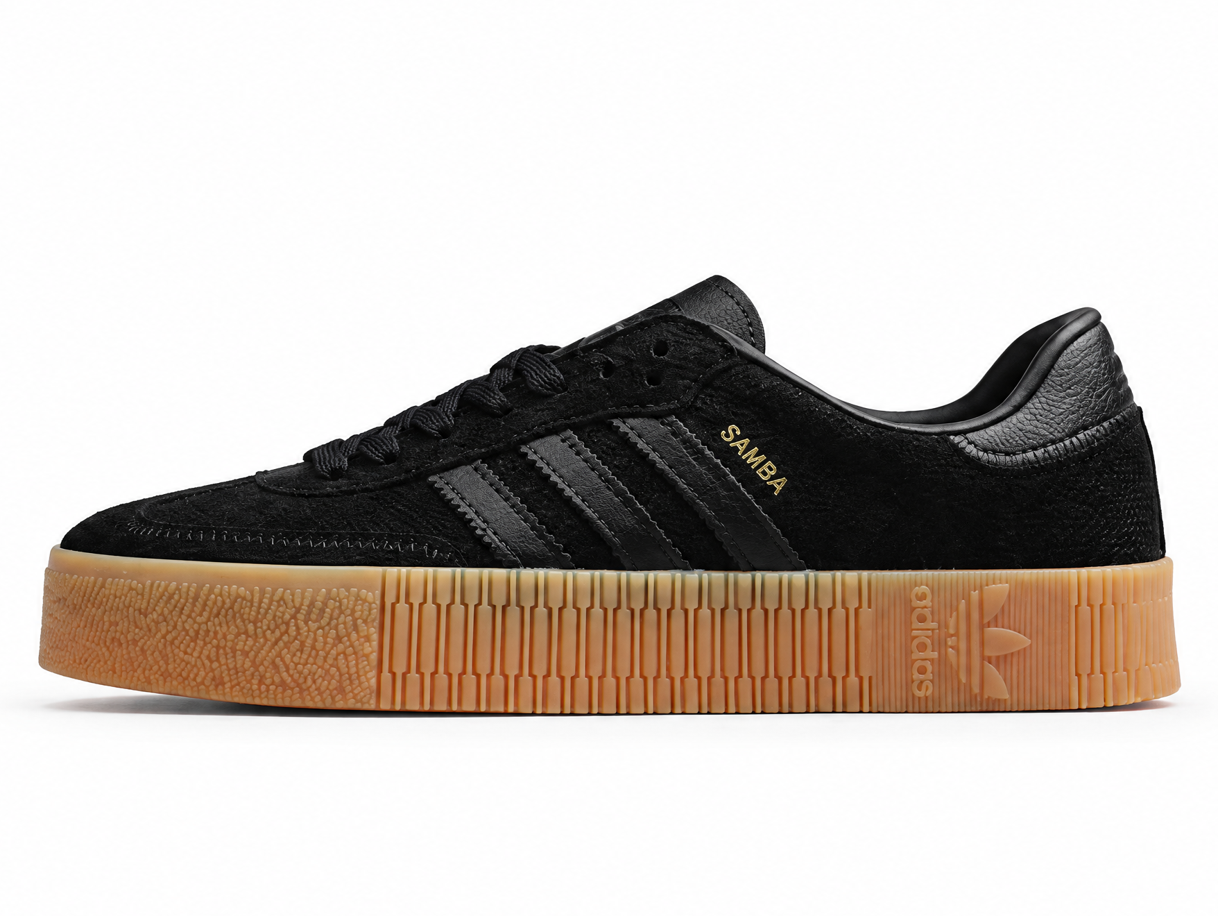 Adidas Sambarose Leather Core Black/Core Black/Gum B28157