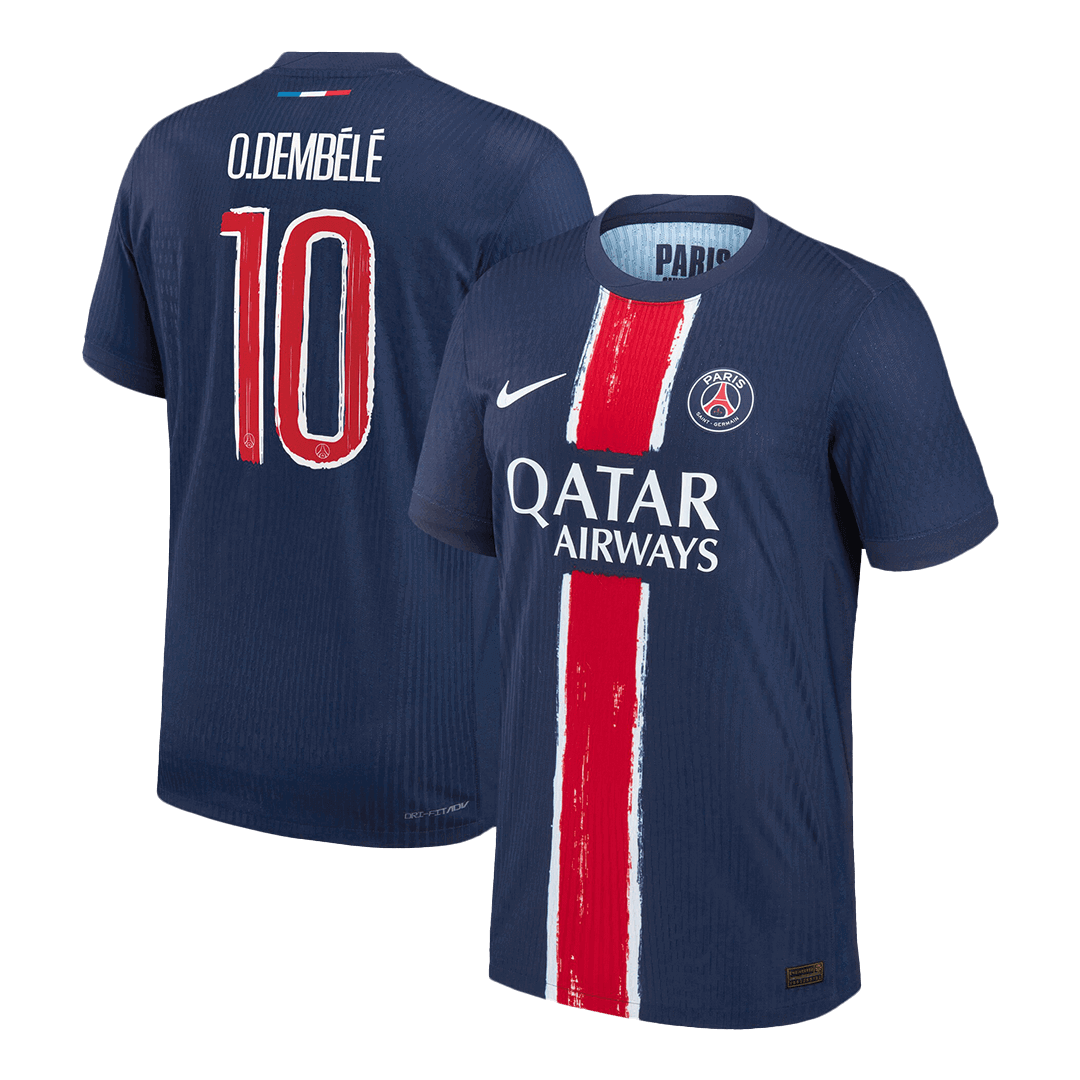 O.DEMBÉLÉ #10 PSG Home Player Version Jersey - UCL