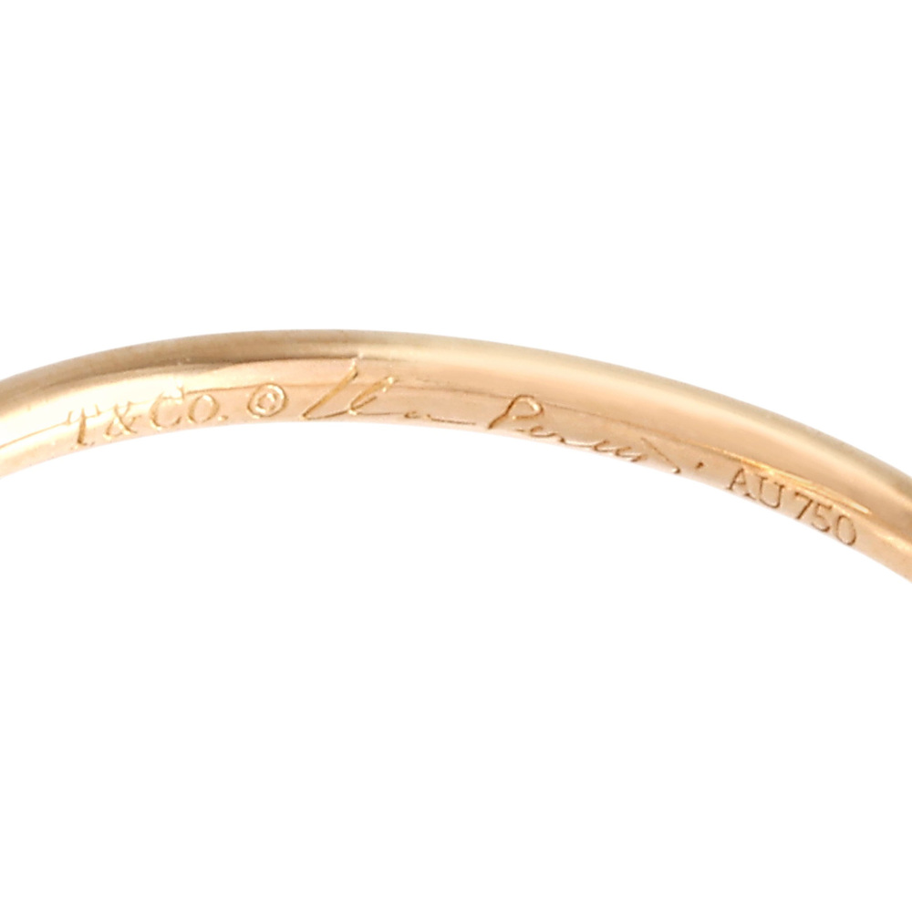 Tiffany & Co. Elsa Peretti Ring 18K Rose Gold Diamond 60152548