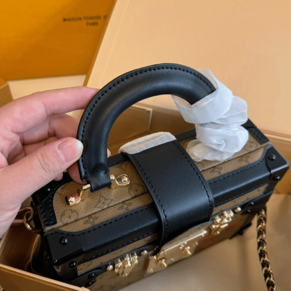 Louis Vuitton Petite Malle Monogram Reverse 7.9 Inches