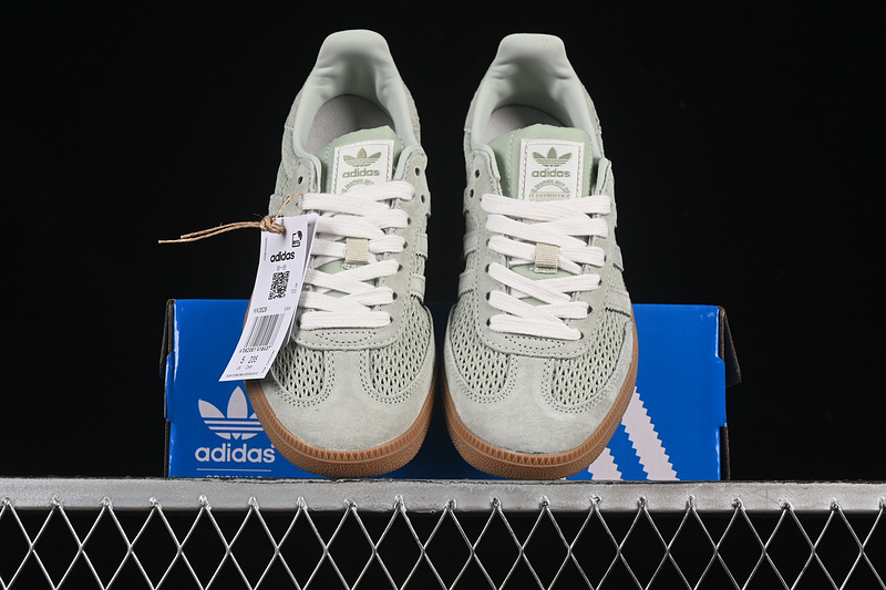 Adidas Samba Og White/Green/Brown KK3529