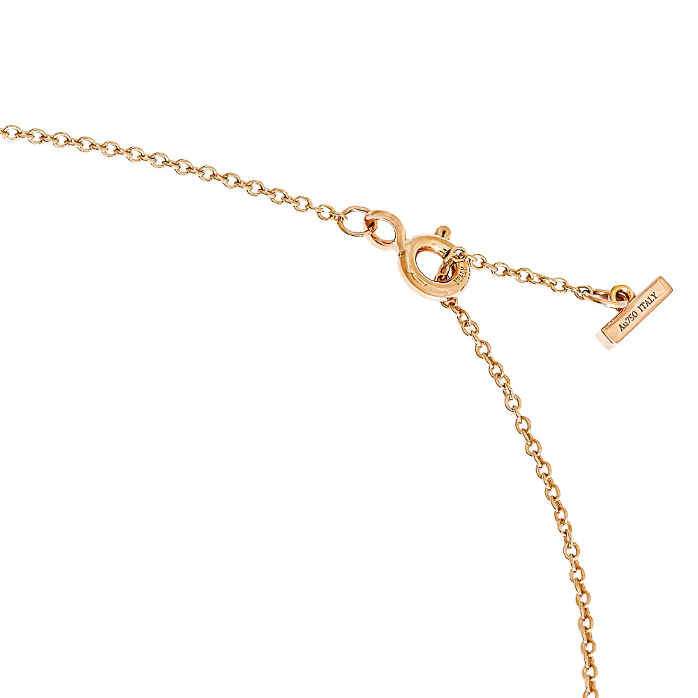Tiffany & Co. Tiffany T Two Circle Necklace 18K Rose Gold 67467574