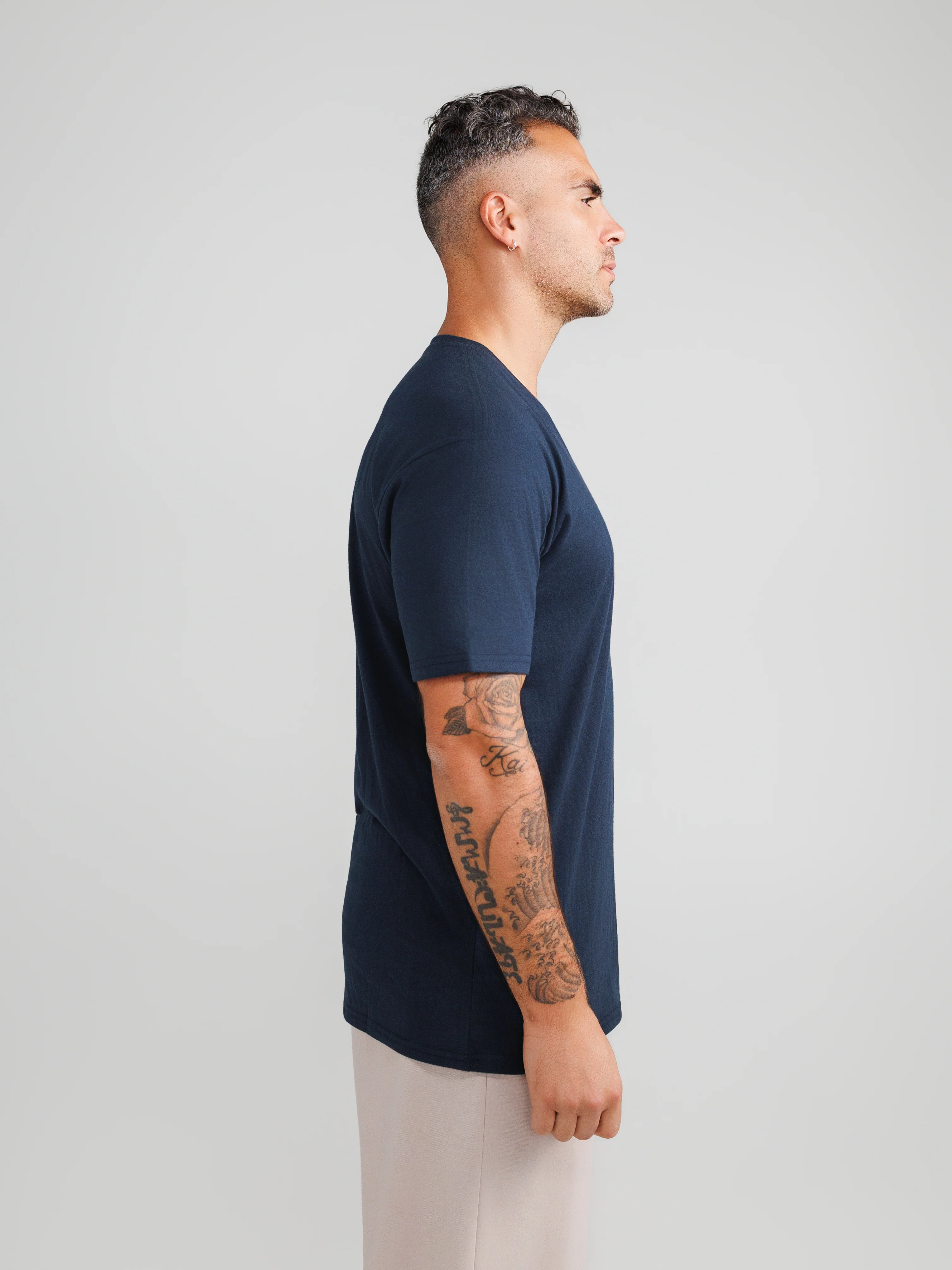 Marineblaues V-Ausschnitt 3er-Pack