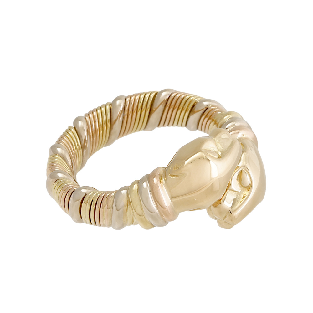 Cartier Panthère Ring Tri-Gold