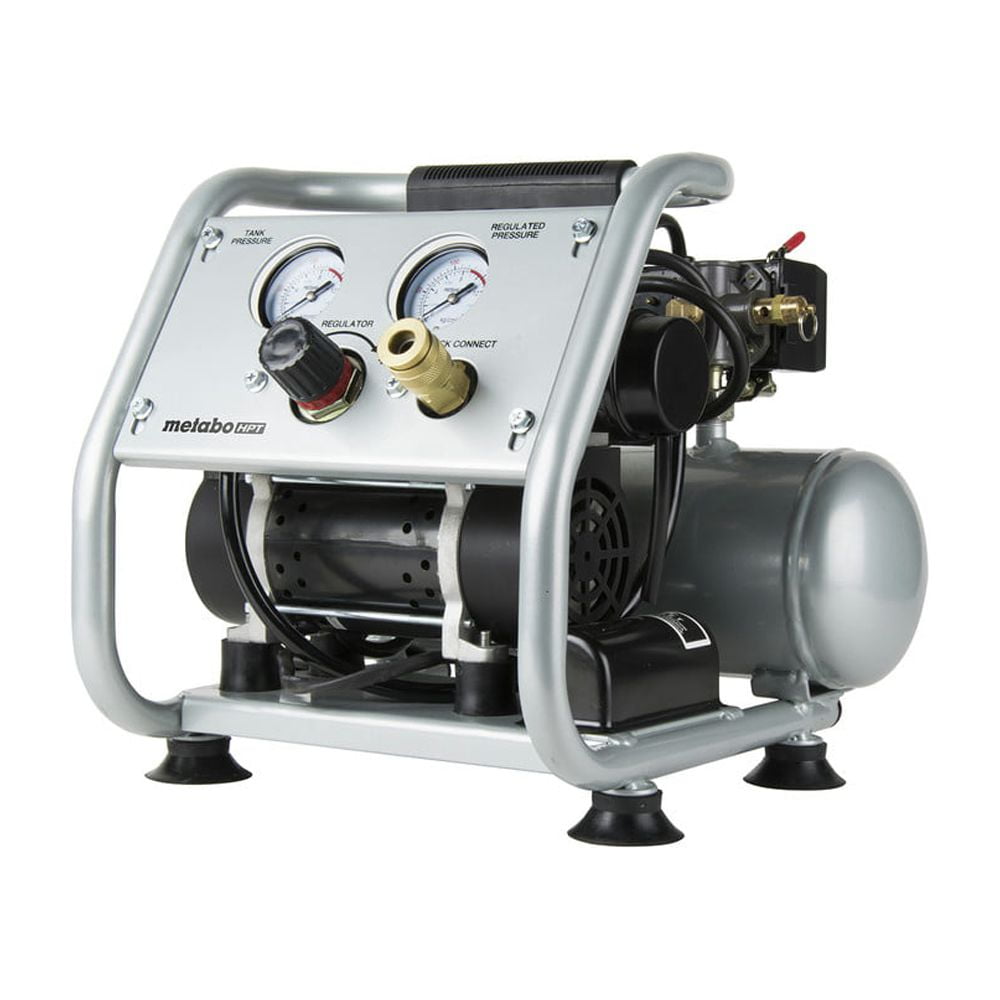 Metabo HPT EC28MM 1 Gallon Oil-Free Ultra Quiet Portable Air Compressor
