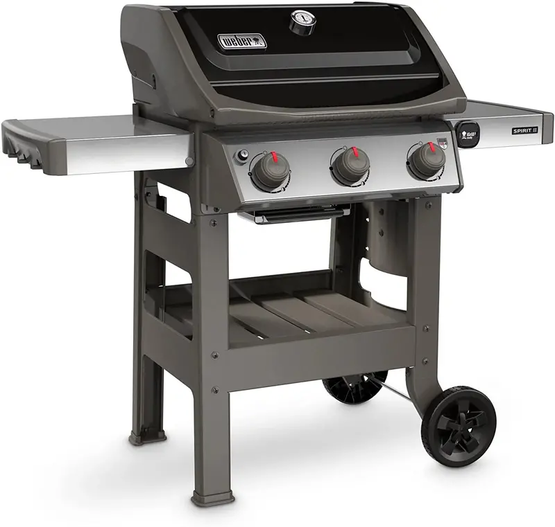 Weber Spirit II E-310 – 3-Burner Liquid Propane Grill in Sleek Black