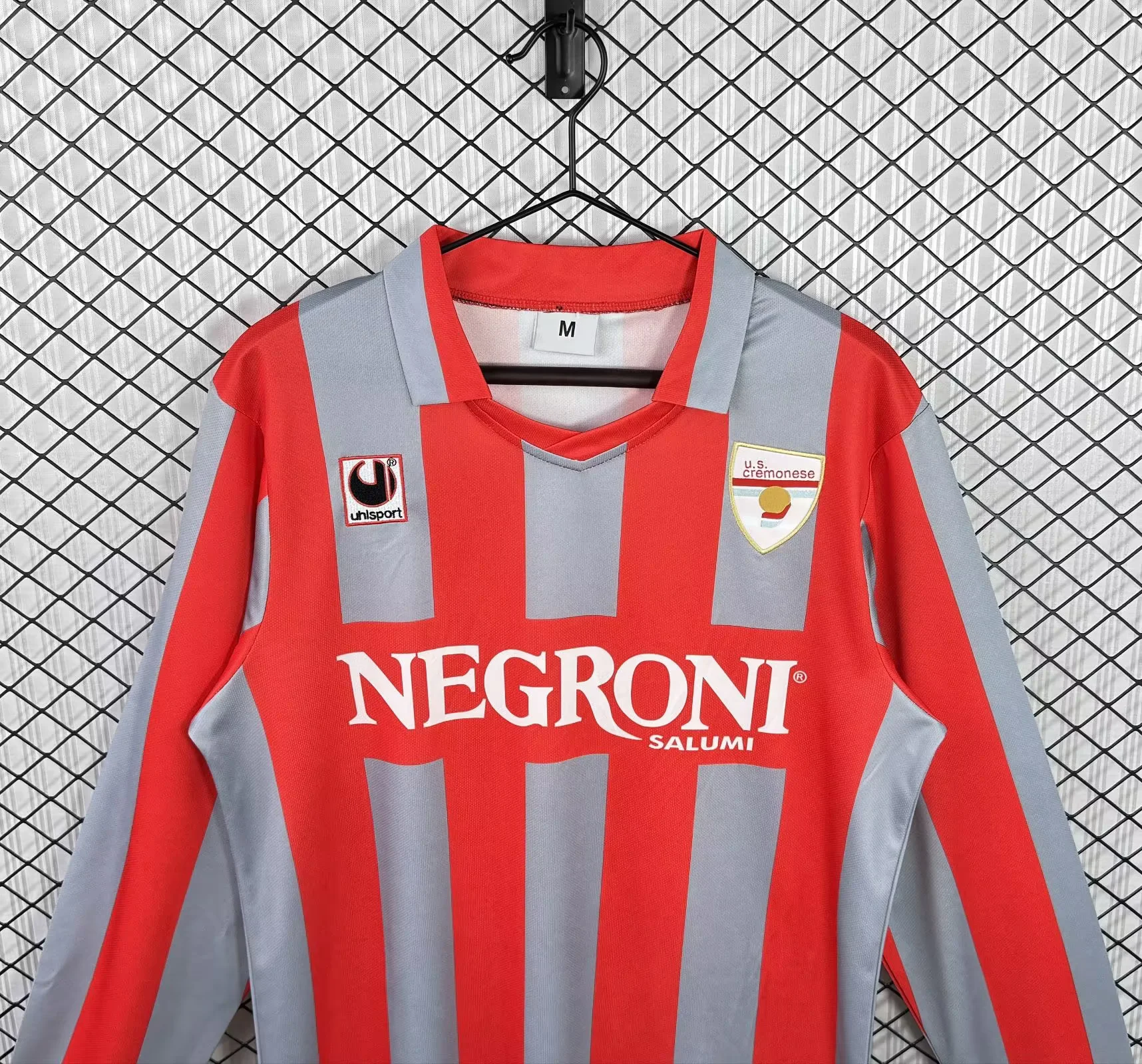 1995/96 Cremonese Home Jersey Long Sleeves S-XXL