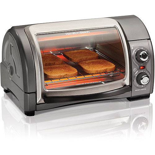 Hamilton Beach Easy Reach 4 Slice Toaster Oven, Model# 31334D