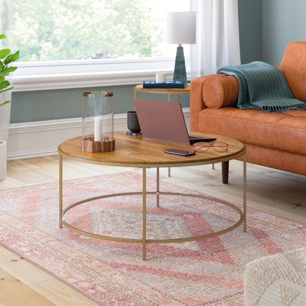 International Lux Round Coffee Table Sauder